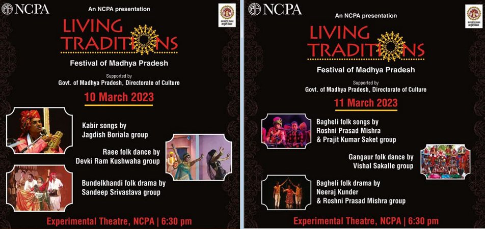NCPA - Living Traditions: Festival of Madhya Pradesh