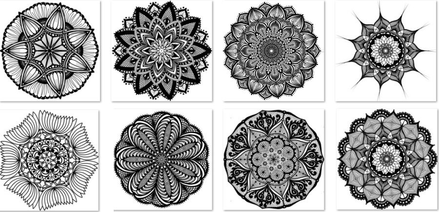 Digital Mandala designs