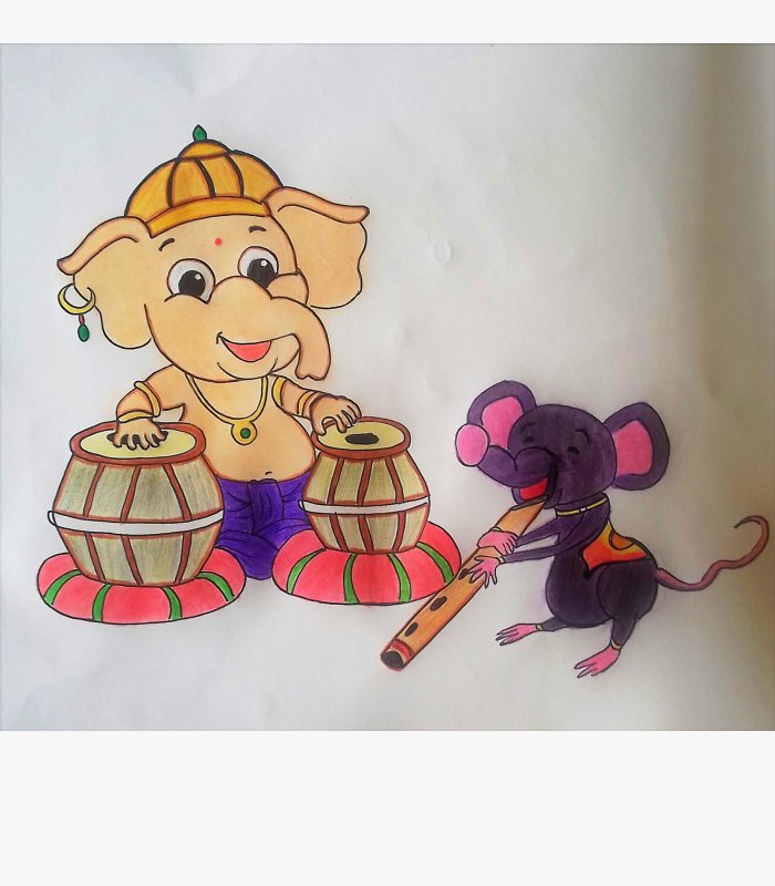Ganesha - Sketch by Varshiny