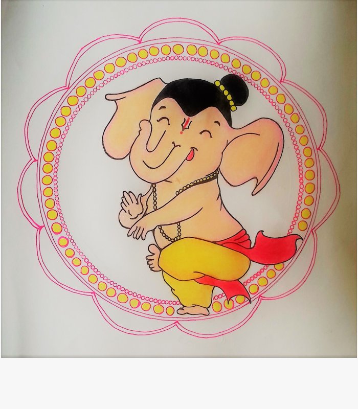 Ganesha - Sketch by Varshiny