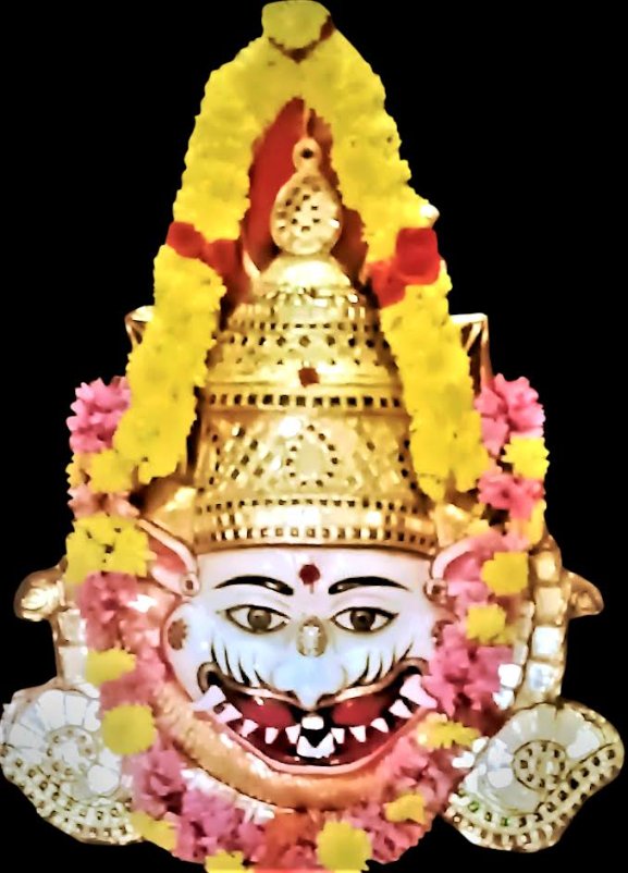 Mask of Narasimha at Melattur